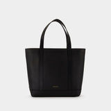 Fox Head Medium Shopper Bag - Maison Kitsune - Leather - Black