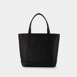 Fox Head Medium Shopper Bag - Maison Kitsune - Leather - Black