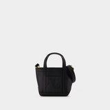 Fox Head Mini Shopping Bag - Maison Kitsune - Leather - Black