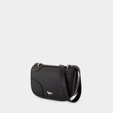 Mini Boogie Crossbody - Maison Kitsune - Leather - Black
