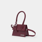Le Chiquito Moyen Boucle - Jacquemus - Leather - Burgundy