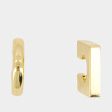 Les Boucles Rond Carré - Jacquemus - Metal - Gold