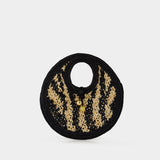 Le Petit Rond Spiaggia - Jacquemus - Raffia - Black