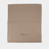 L'Echarpe Tailleur - Jacquemus - Wool - Beige