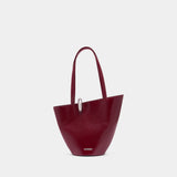 Le Bambola Moyen - Jacquemus - Leather - Burgundy