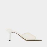 Cubisto Sandals - Jacquemus - Leather - White