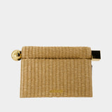 La Pochette Rond Carre - Jacquemus - Synthetic - Beige