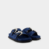 Deadstock Ground Sandals - Marine Serre - Rubber - Laser Blue