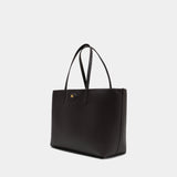 Ll Medium Reversible Shopper Bag - Burberry - Leather - Grey