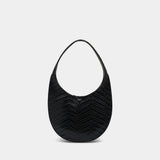 Medium Soft Swipe Handbag - Coperni - Leather - Brown