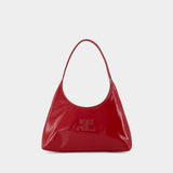 Small Halo Purse - Courreges - Synthetic - Red