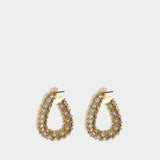 Hoop Earrings - Isabel Marant - Metal - Gold-tone