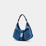 Kat Small Butter Shoulder Bag - Ganni - Cotton - Blue
