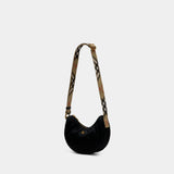 Ll Horseshoe Crossbody - Burberry - Synthetic - Black