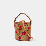 T-Monogram Purse - Tory Burch - Synthetic - Beige