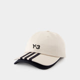 3s Cap - Y-3 - Cotton - White