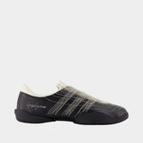 Regu Embroidery Sneakers - Y-3 - Leather - Black