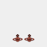 Farah Earrings - Vivienne Westwood - Metal - Brown