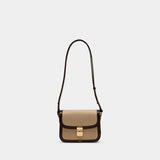 Grace Small Shoulder Bag - A.P.C. - Leather - Beige
