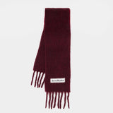 Scarf - Acne Studios - Wool - Burgundy