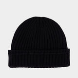 Beanie - Burberry - Wool - Black