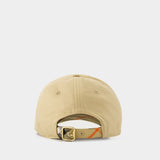 Gabardine Bucket Hat - Burberry - Cotton - Beige