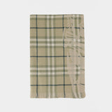 Ekd Check Scarf - Burberry - Wool - Green