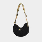 Ll Horseshoe Crossbody - Burberry - Nylon - Black