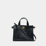 Ll Mini Cotswolds Lw7 Shopper Bag - Burberry - Leather - Black