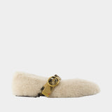 Lf Robin 05 Ballet Flats - Burberry - Leather - Ivory