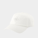 Cc Logo Patch Cap - Casablanca - Cotton - White