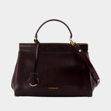 Sloane Frame Handbag - Victoria Beckham - Leather - Burgundy