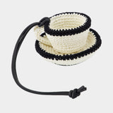Teacup Charm - J.W. Anderson - Cotton - White