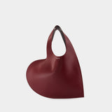 Heart Tote Bag Shopper Bag - Coperni - Leather - Red
