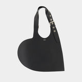 Belt Heart Shoulder Bag - Coperni - Leather - Black