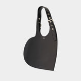 Belt Heart Shoulder Bag - Coperni - Leather - Black