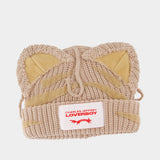 Artisanal Ears Beanie - Charles Jeffrey Loverboy - Cotton - Beige