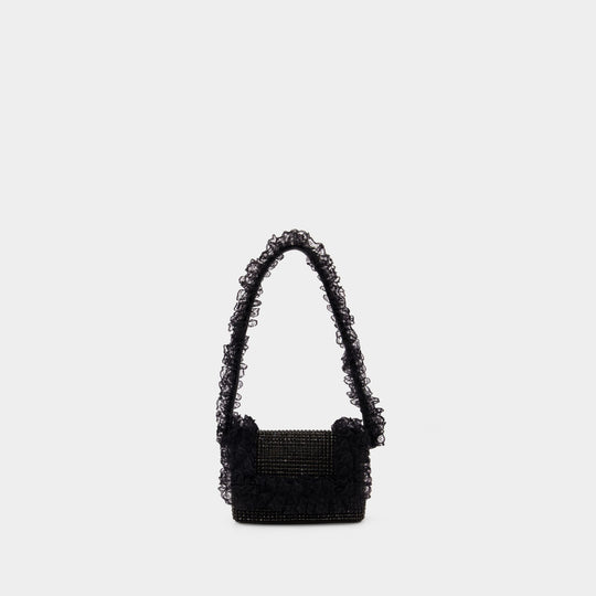Crystal Lace Detail Bag - SELF PORTRAIT - Synthetic - Black