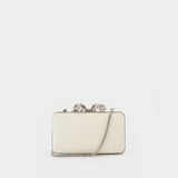 Pearl Box Clutch - SELF PORTRAIT - Synthetic - White