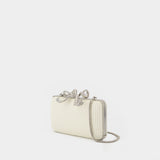 Pearl Box Clutch - SELF PORTRAIT - Synthetic - White