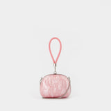 Pearl Top Handle Clutch - SELF PORTRAIT - Synthetic - Pink
