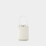 Mini Bow Bag - SELF PORTRAIT - Silk - White