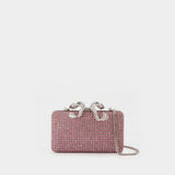 Crystal Box Clutch - SELF PORTRAIT - Synthetic - Pink