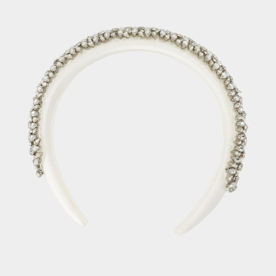 Pearl Crystal Hair Clips - SELF PORTRAIT - Silk - White