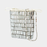 Crystal Mini Crossbody - SELF PORTRAIT - Metal - Silver