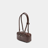 Mini Shoulder Bag - SELF PORTRAIT - Leather - Brown