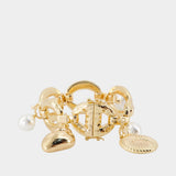 Coral Charm Bracelet - SELF PORTRAIT - Metal - Gold