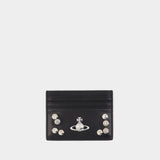 Card Holder - Vivienne Westwood - Leather - Black