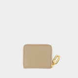 The Slim Compact Wallet - Marc Jacobs - Leather - Beige