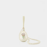 Micro Egg Shoulder Bag - Simone Rocha - PVC - White